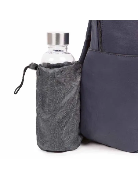 Piquadro Black Square Lederrucksack blau