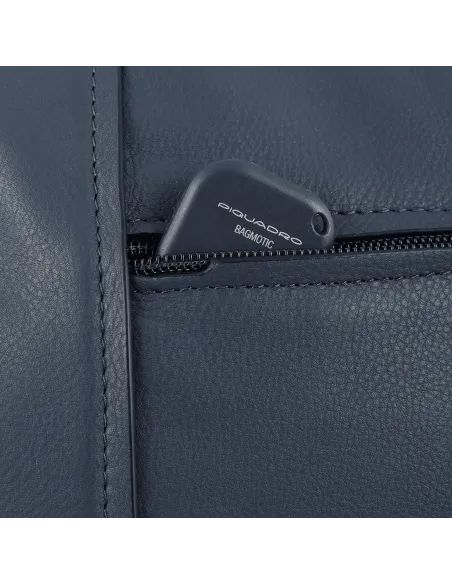 Piquadro Personalizable computer and iPad backpack with anti-theft cable