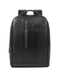 Piquadro Urban PC and iPad® backpack with anti-theft cable, black