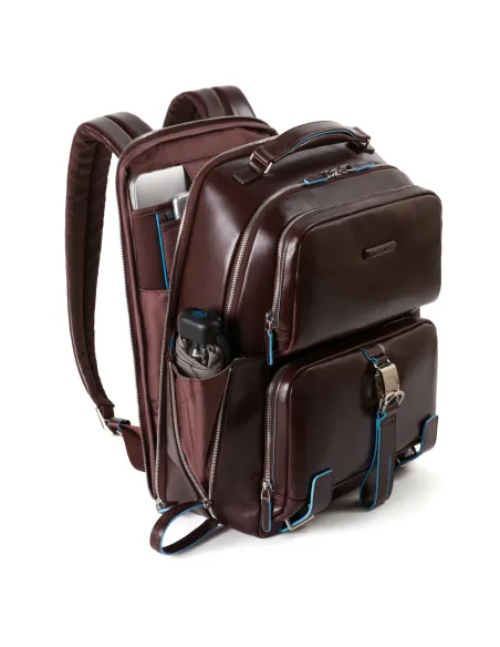 Piquadro B2 14"-Laptop-Lederrucksack