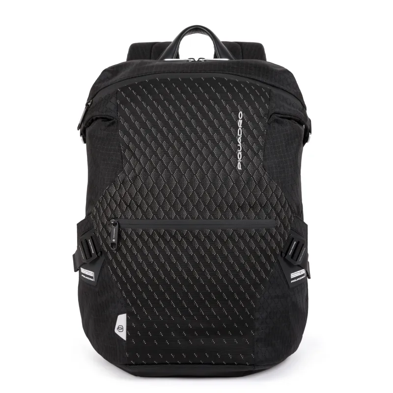 Piquadro PQY Computer-Rucksack aus regeneriertem Stoff
