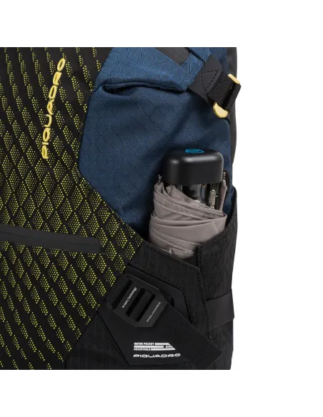 Piquadro PQY Computer-Rucksack aus regeneriertem Stoff