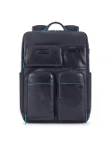 Leather computer backpack with iPad® Pro 12,9" compartment Revamp