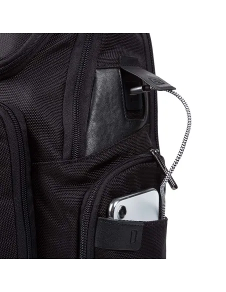 Fast-Check-Rucksack mit USB und Micro-USB-Platte CA5477BR2BM