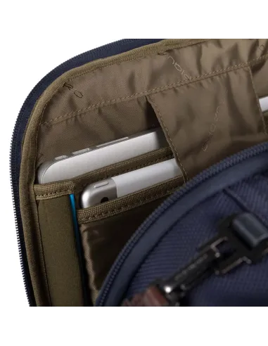 Piquadro Fast-Check-Rucksack mit USB...
