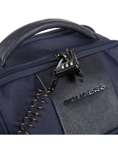 Piquadro Fast-Check-Rucksack mit USB...