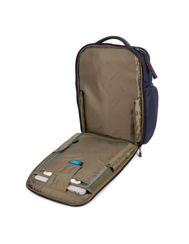 Zaino fast-check Piquadro con placca...