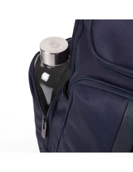 Zaino fast-check Piquadro con placca USB e micro-USB