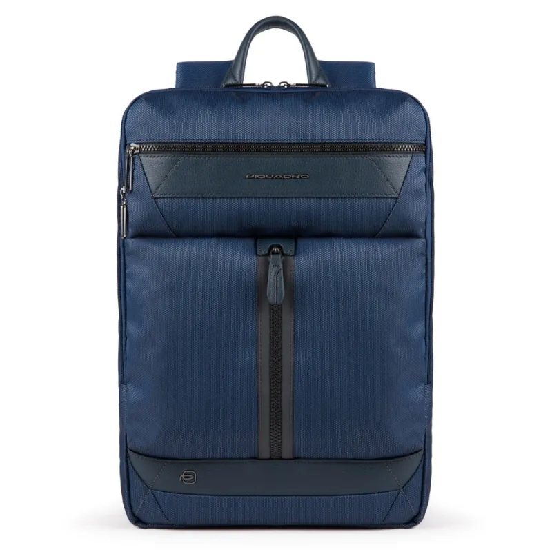 Erweiterbarer Laptop-Rucksack aus recyceltem Stoff Trakai