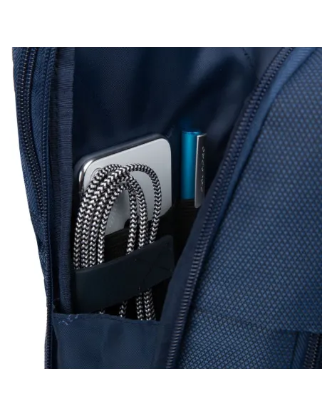 Erweiterbarer Laptop-Rucksack aus recyceltem Stoff Trakai