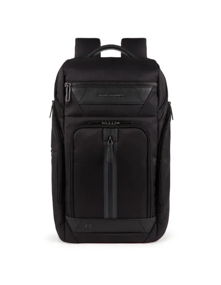 PC and iPad® backpack in recycled fabric Trakai black