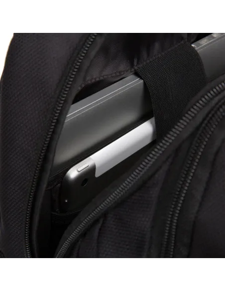 PC and iPad® backpack in recycled fabric Trakai black