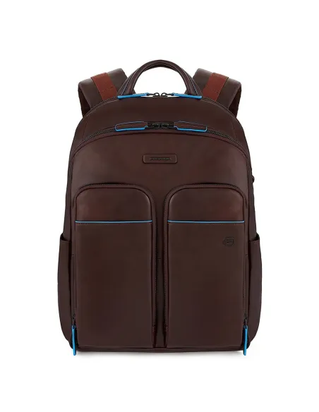 Zaino in pelle con porta PC da 14" Blue Square Revamp