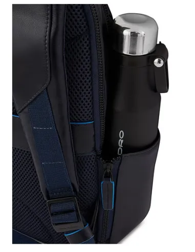 Leather backpack with 14" PC...