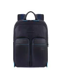 Piquadro flat laptop backpack Blue Square Revamp