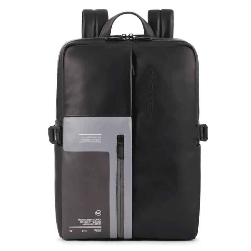 Piquadro Quentin Rucksack mit Anti-Diebstahl-Kabel