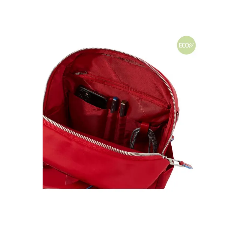 Piquadro PQ-RY Rucksack aus Stoff und Leder mit PC-Fach... 2