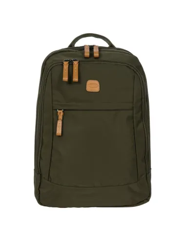 Brics X Collection fabric and leather 14 PC backpack
