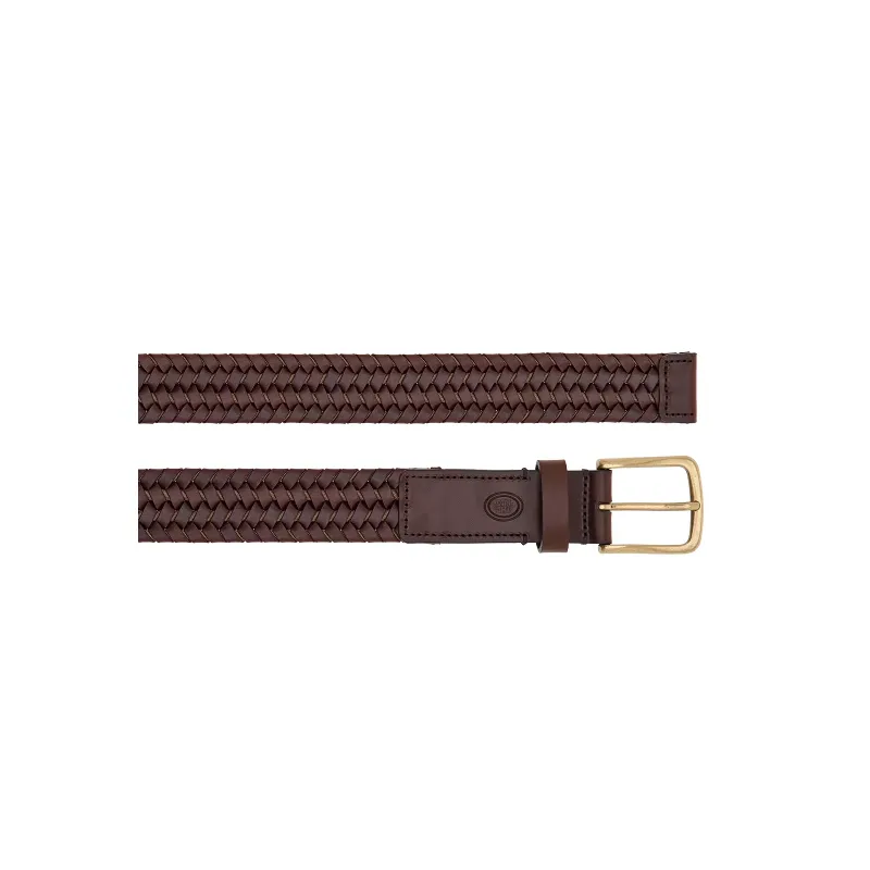 The Bridge Men's braided leather belt 2