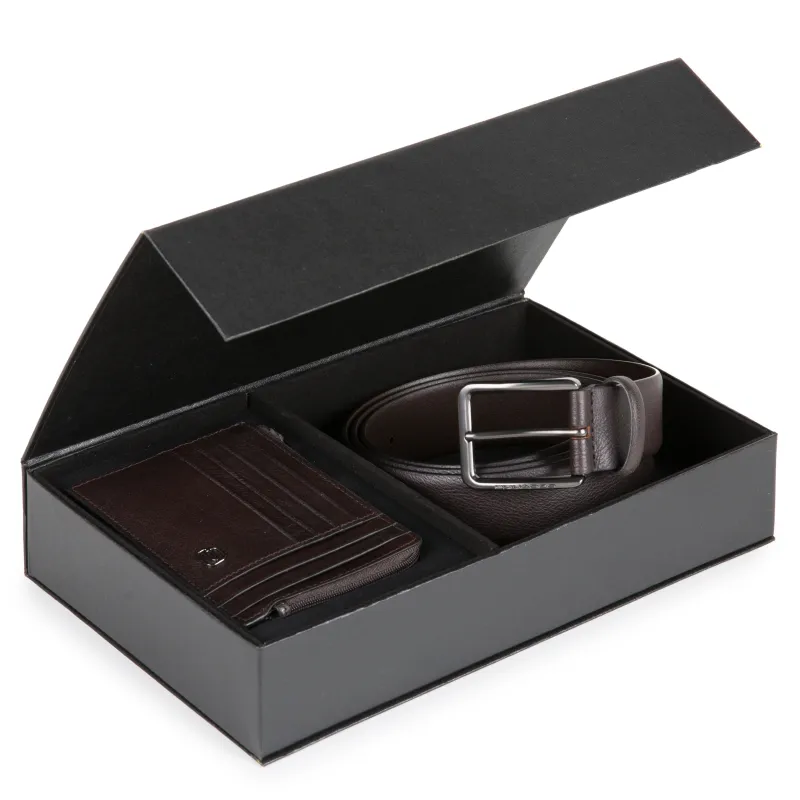 Piquadro Box mit Gürtel und Dokumentenhalter