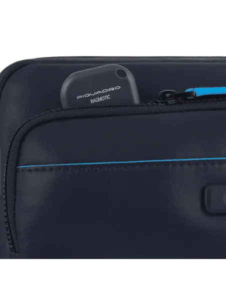 Marsupio in pelle con tasca frontale Blue Square Revamp