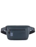 Leder-Gürteltasche Akron blau