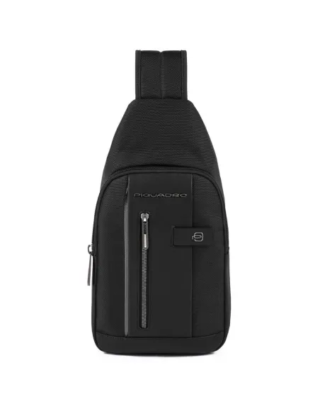 Piquadro Brief 2 Mono sling bag with Led light