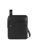 Expandable iPad® crossbody leather bag B3