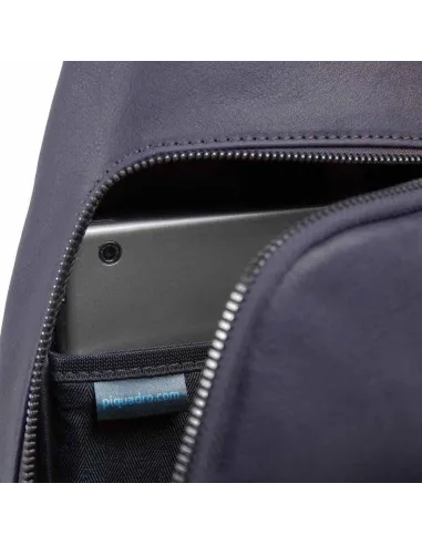 Querträgertasche aus leder Black square