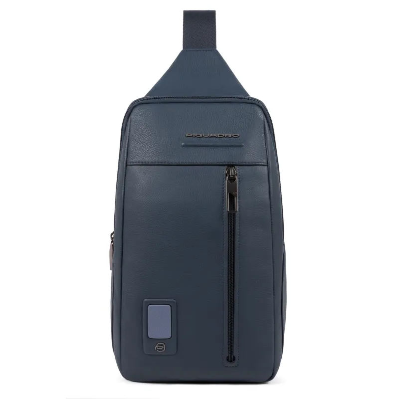 One-Shoulder mit iPad Mini®-Halterung blau