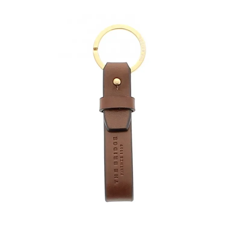 The Bridge Duccio Leather key ring brown