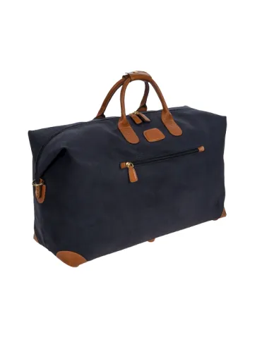 Bric's Life Fabric and leather duffle...