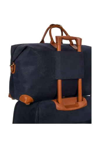 Bric's Life Fabric and leather duffle...