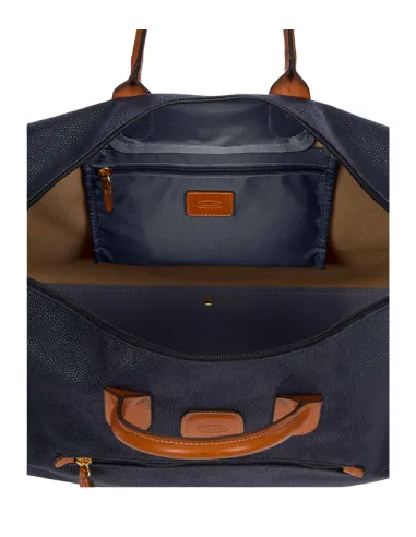 Bric's Life Fabric and leather duffle...