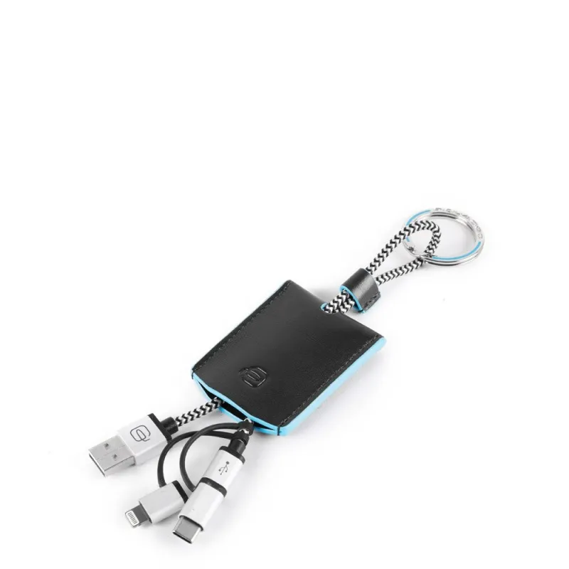 Keychain with USB cable