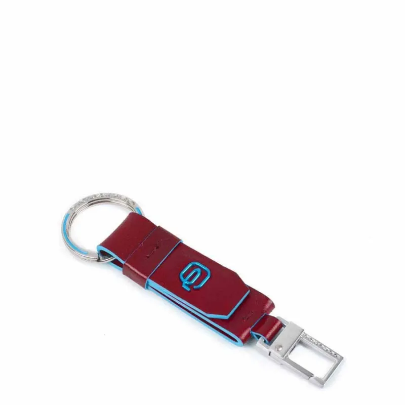 Piquadro keychain with ring and carabiner PC3751B2