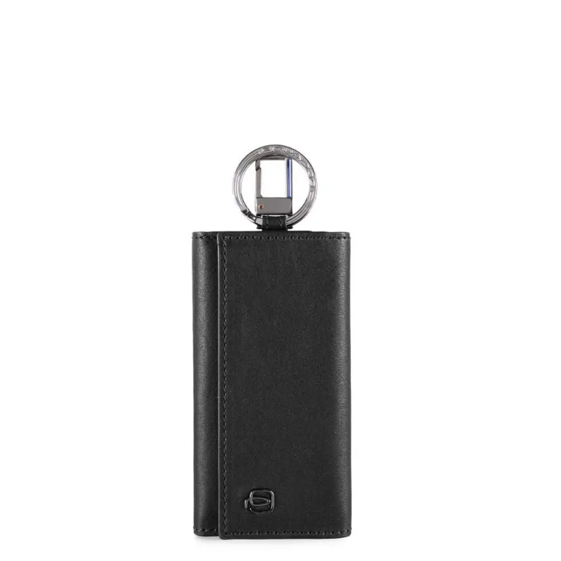 Schlüsselanhänger Leder braun Boxer Zierniete Handarbeit Karabiner Hund Unikat 