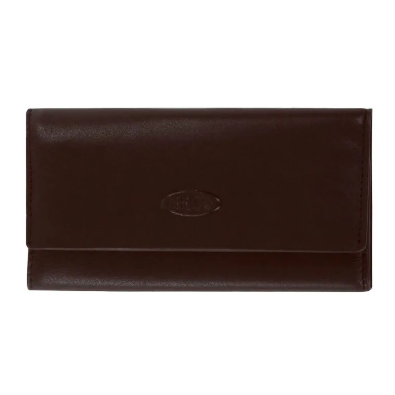 Brics Cervino leather keychain with six hooks