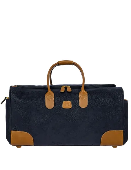 Borsone in tessuto e pelle Brics