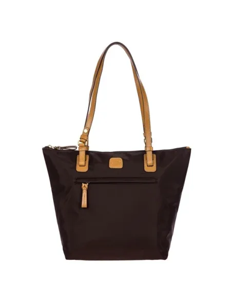 Brics Einkaufstasche aus Stoff und Leder