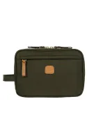 Brics X-Collection fabric and leather Necessaire