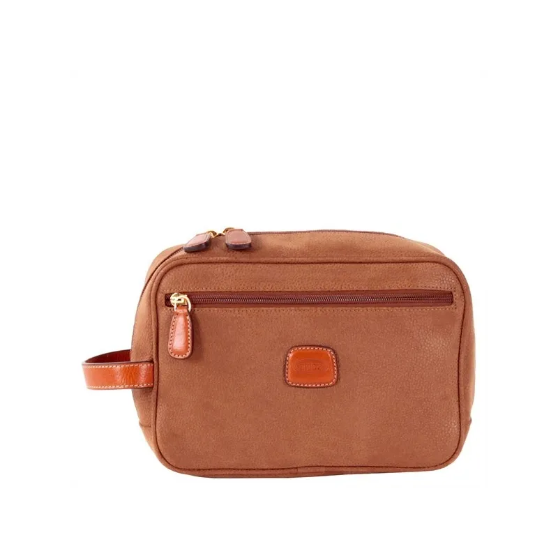 Necessaire in tessuto e pelle Brics Life