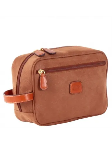 Brics Life fabric and leather Necessaire