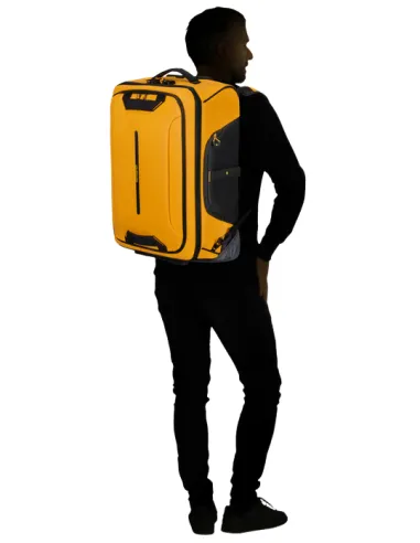 Bolsa de viaje con ruedas cm adaptable a mochila Ecodiver, yellow