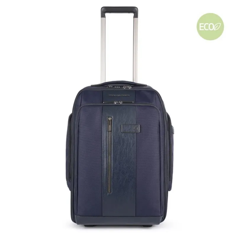 Regenerated fabric and leather Trolley/backpack Brief 2