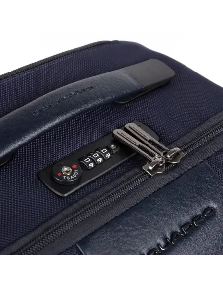 Trolley/Rucksack Brief2 aus regeneriertem Stoff und Leder