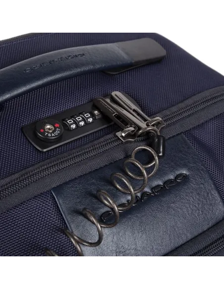 Trolley/Rucksack Brief2 aus regeneriertem Stoff und Leder