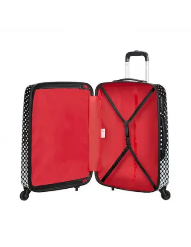 Hard-shell cabin trolley with 4...