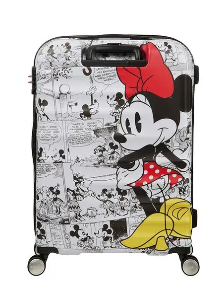 Medium size trolley  Minnie comics white