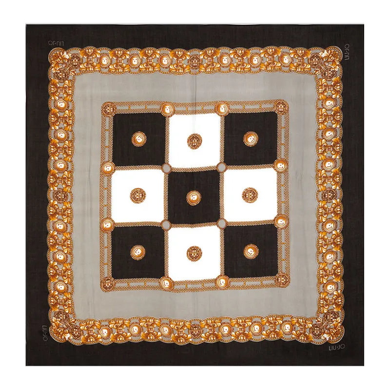 Printed fabric scarf